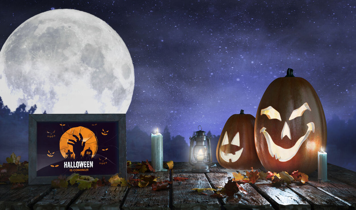 模拟恐怖电影海报