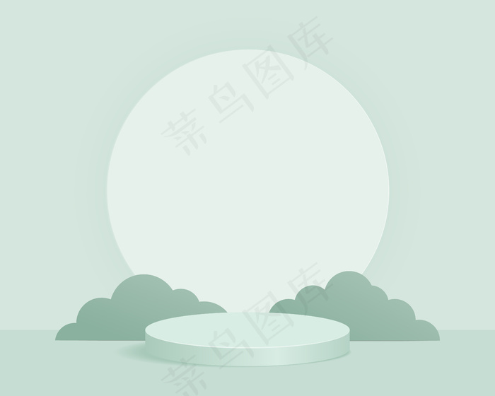 具有几何形式的抽象最小场景背景。产品展示设计。
