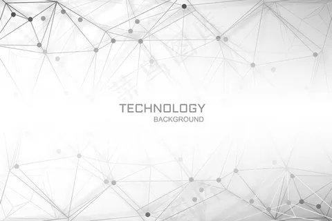 连接线多边形数字技术背景 连接线多边形数字技术背景