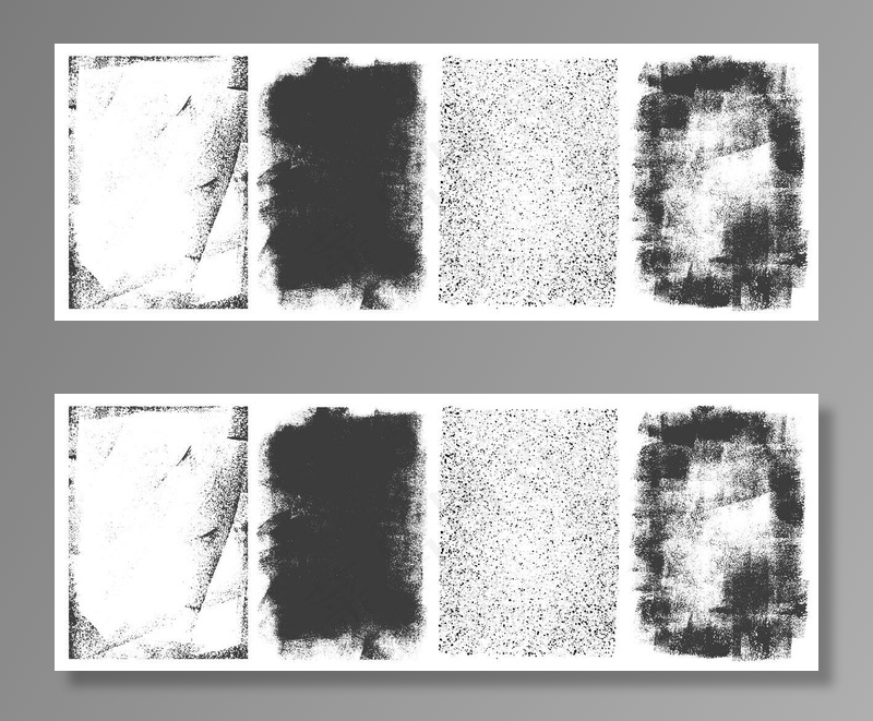 抽象垃圾复古框架集