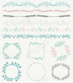 花纹 底纹 边框 花纹 底纹 边框