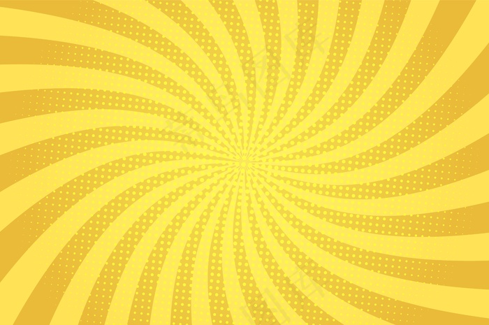 喜剧抽象蓝色背景辐射光线和半色调幽默效果