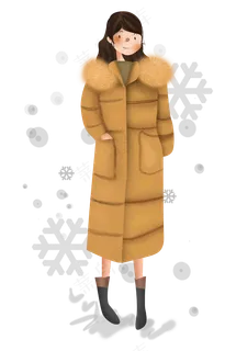 秋装冬装羽绒服女生