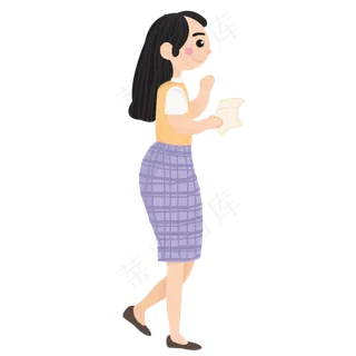 手绘教师节老师素材