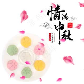 彩色冰皮月饼 彩色冰皮月饼