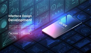 手机app移动应用程序app开发和管理。概念用户界面设计ui/ux。布局模板网站。