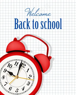 返校设计，复印机背景上有红色闹钟。