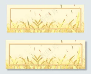 文艺清新十月秋季促销banner