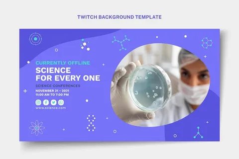 平面设计科学抽搐背景