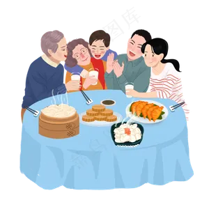 中秋八月十五合家团圆月饼