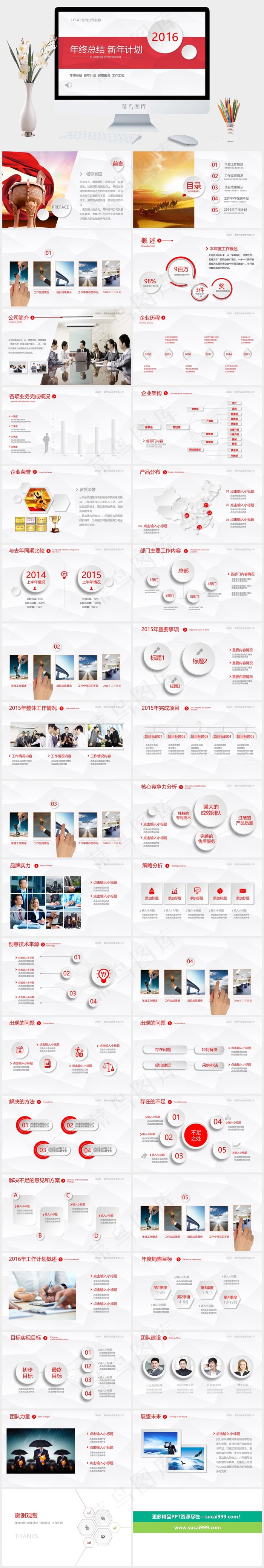 工作汇报
新年计划
计划
领导寄语
白色红色PPT模板