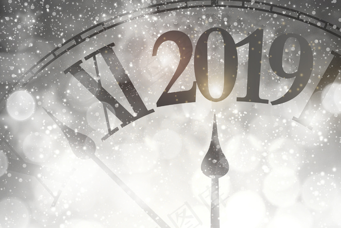2019新年简约背景