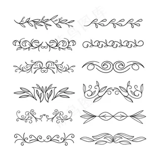 书法装饰分隔包