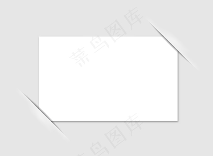 空白相框角。矢量。