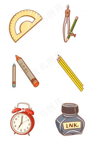 办公学习用具文具组图