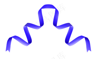 七夕情人节爱情彩带装饰免抠png