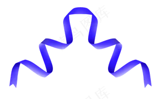 七夕情人节爱情彩带装饰免抠png