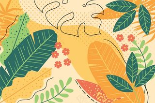 丰富多彩的夏季背景，便于放大