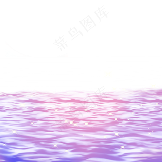 蓝紫色星光湖泊