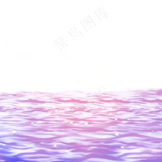 蓝紫色星光湖泊