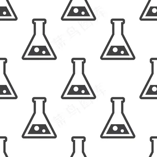 实验室、矢量无缝图案、可编辑可用于网页背景、图案填充