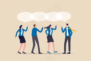 团队分享意见，团队会议分享想法。