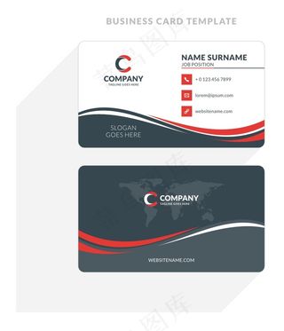 时尚大气创意名片设计