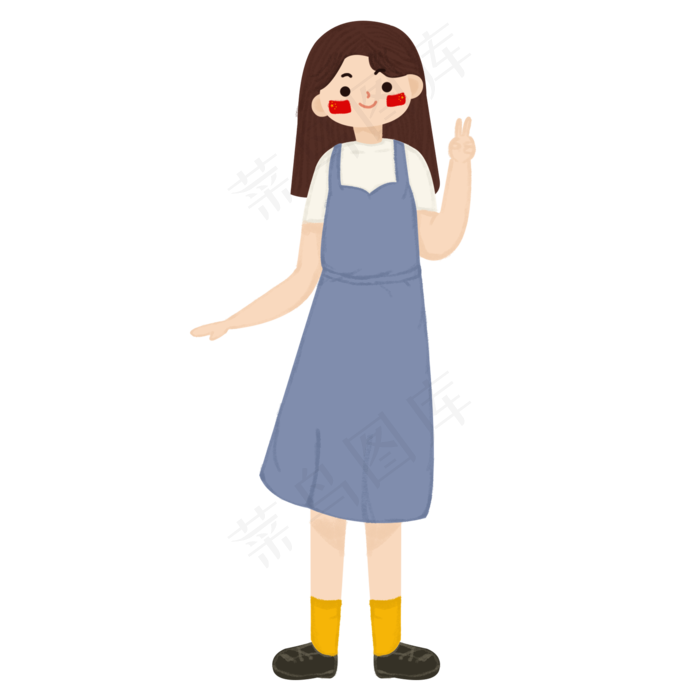 国庆节旅游装饰元素