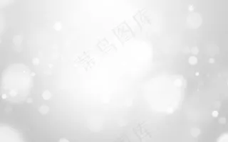 银色的灯光和白色的圣诞背景与模糊的(bokeh)散景美丽的纹理。闪光