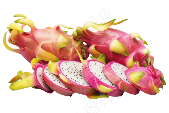 水果切片火龙果