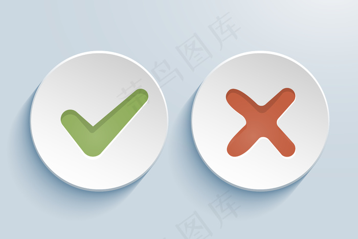 圆上的向量是和否复选标记