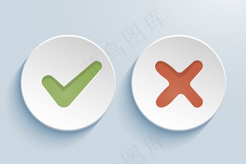 圆上的向量是和否复选标记