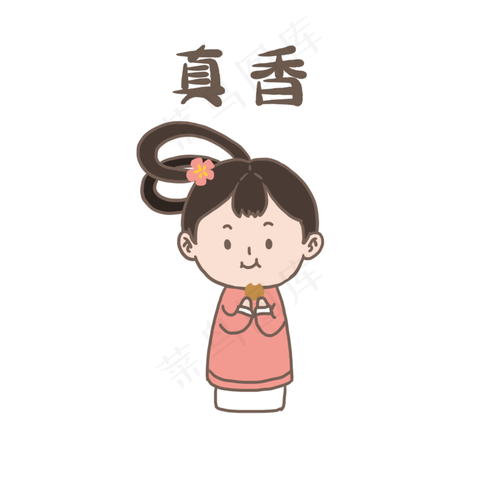 中秋节嫦娥仙子可爱表情(2000X2000(DPI:300))psd模版下载