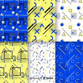缤纷孟菲斯图案系列