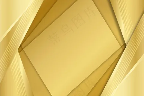 一层层金色奢华的方形背景