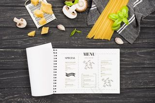 蘑菇和意大利面