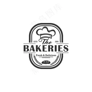 vintage vector面包店标志