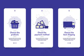 购买在线入职应用程序app屏幕包