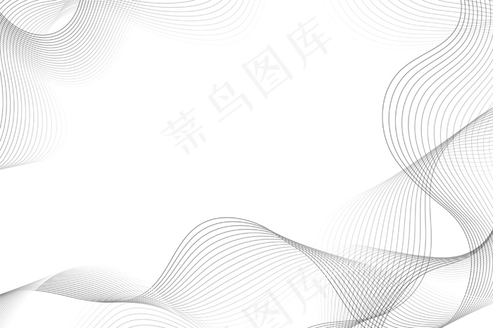 带波浪线的白色背景复制空间eps,ai矢量模版下载
