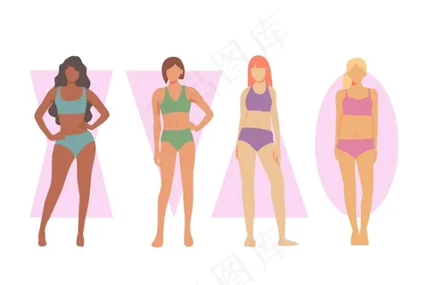 不同类型的女性体型 不同类型的女性体型