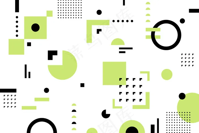 平面几何图形背景eps,ai矢量模版下载