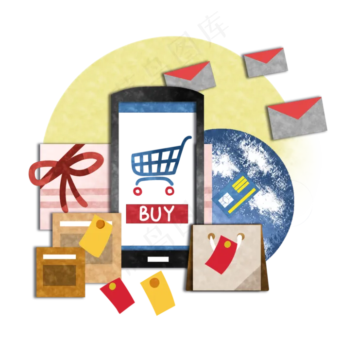 双十一天猫网上购物清空购物车(3500X3500(DPI:300))psd模版下载