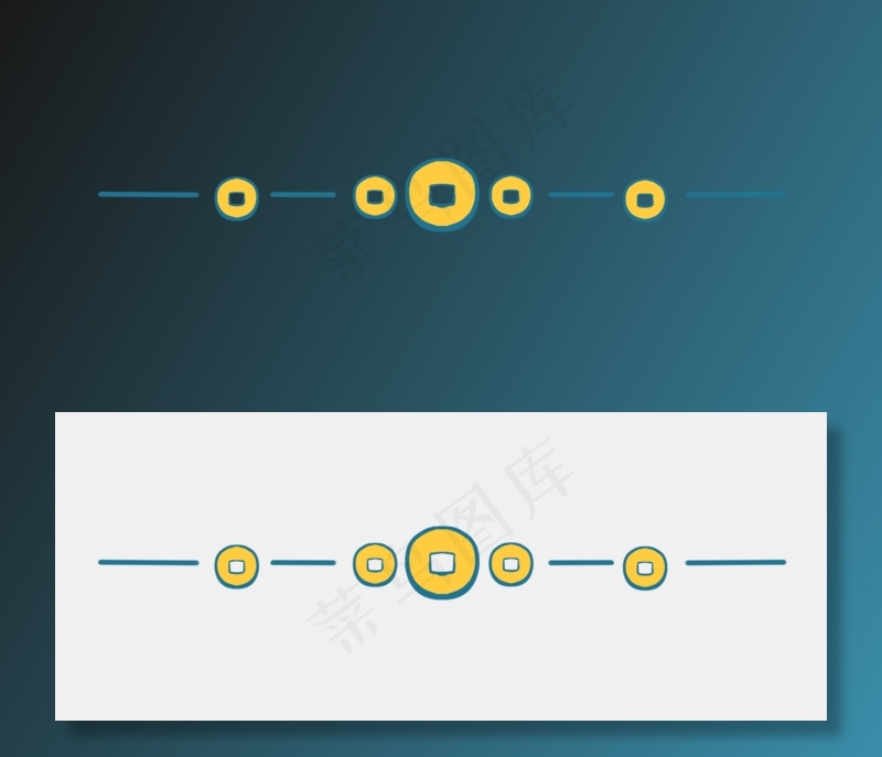 新春铜钱分割线