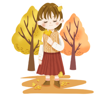 二十四节气立秋银杏叶