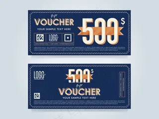 礼品券模板布局