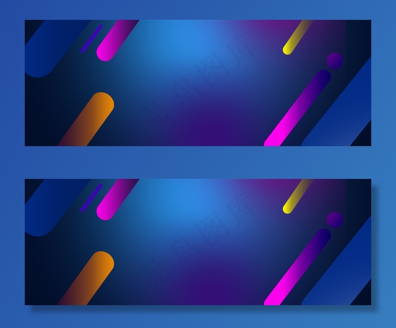 天猫促销季蓝色banner