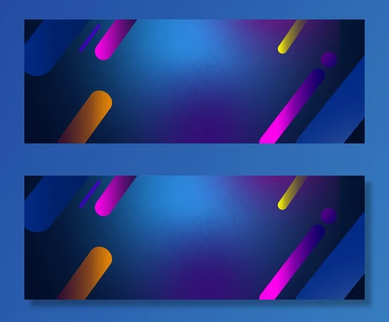 天猫促销季蓝色banner(1920*700px 	       )psd模版下载