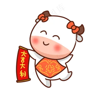 牛年新年大吉大利