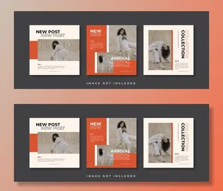 时尚社交媒体帖子模板