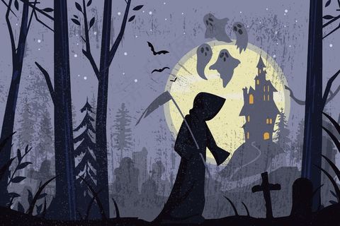 垃圾万圣节背景